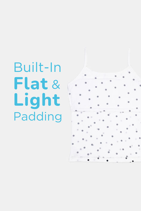 YouGotPlanB Girls Cotton Padded Camisole (Pack of 2) - Multicolor — image 9
